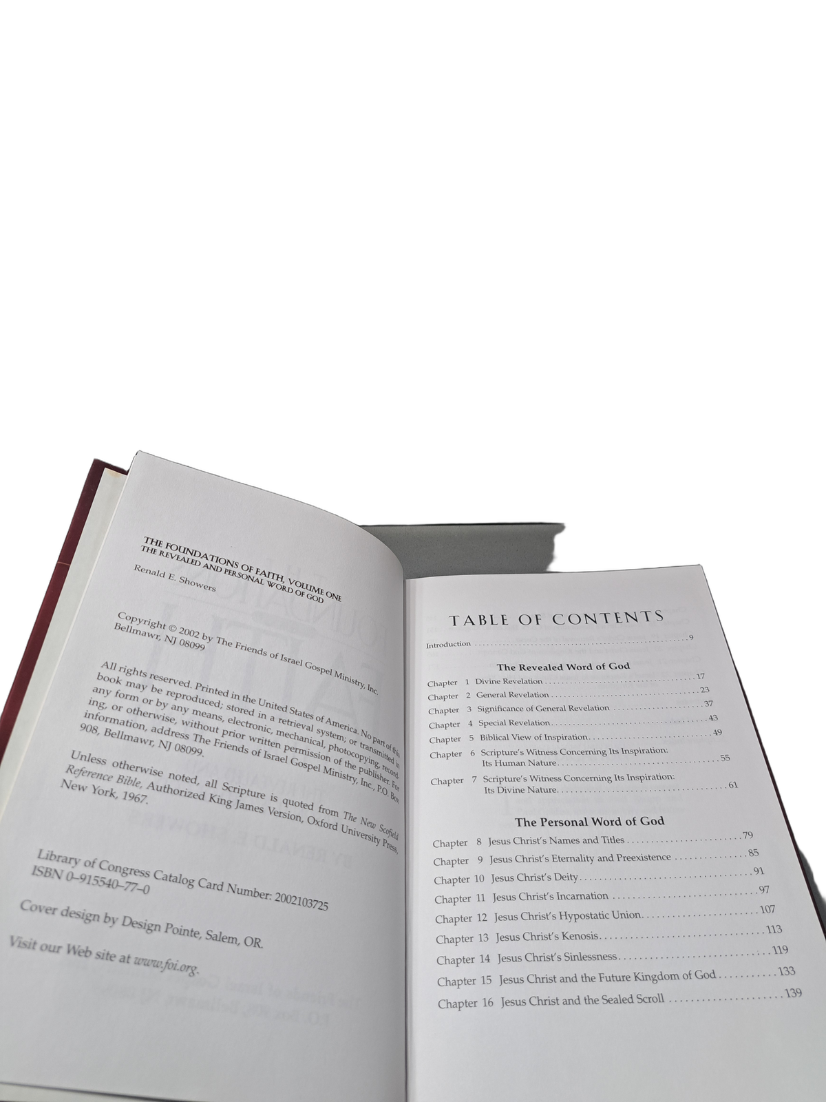 The Foundations of Faith: Volume One - The Revealed and Personal Word of God