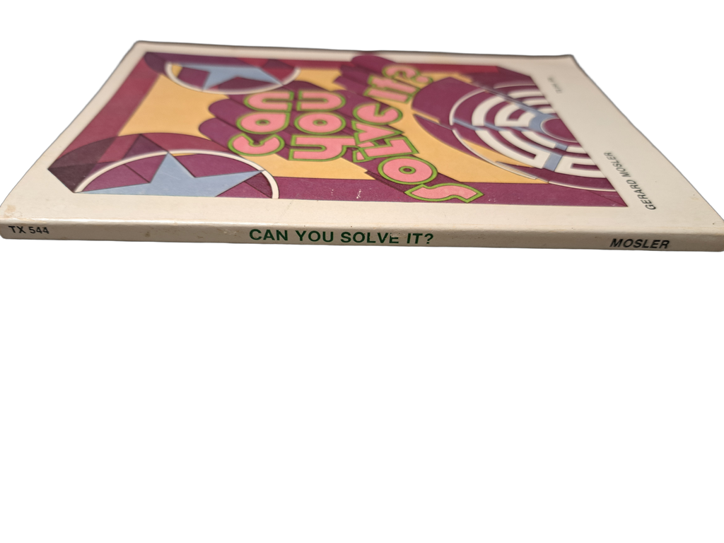 Vintage 1971 Can You Solve It? by Gerard Mosler
