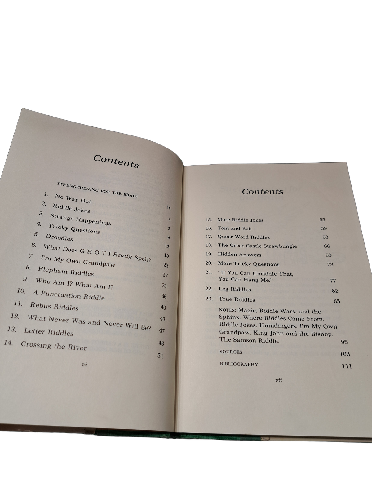 Vintage 1983 first edition of Unriddling: All Sorts of Riddles to Puzzle Your Guessery