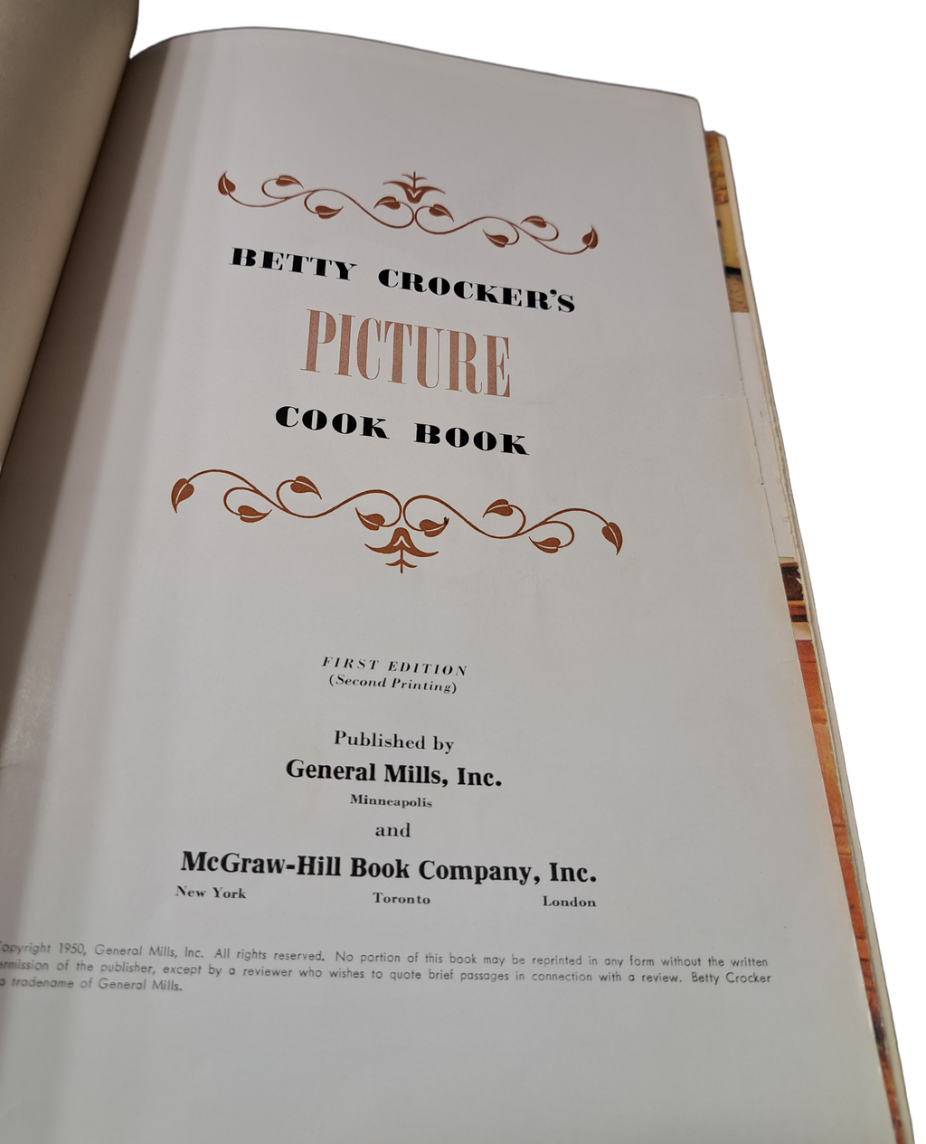 Vintage 1950 Betty Crocker's Picture Cook Book