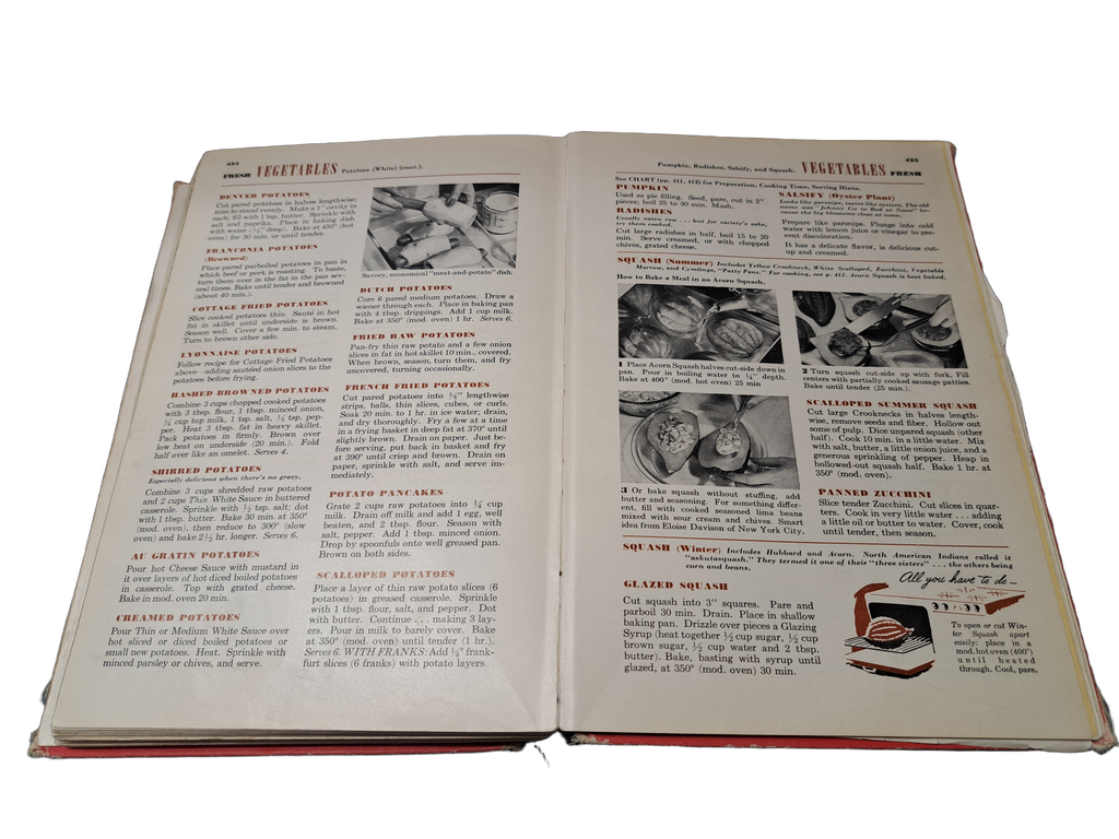 Vintage 1950 Betty Crocker's Picture Cook Book