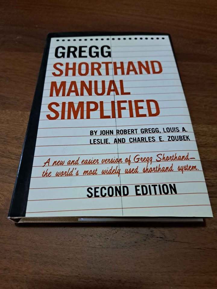 New - Gregg shorthand manual simplified. Second edition book.