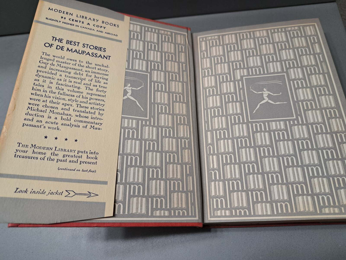 Vintage 1925 The Best Stories of de Maupassant by Michael Monahan