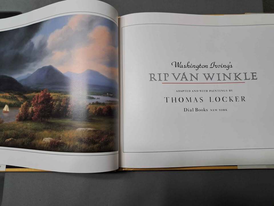 Vintage 1988 Rip Van Winkle hardcover. Washington Irving / Thomas Locker