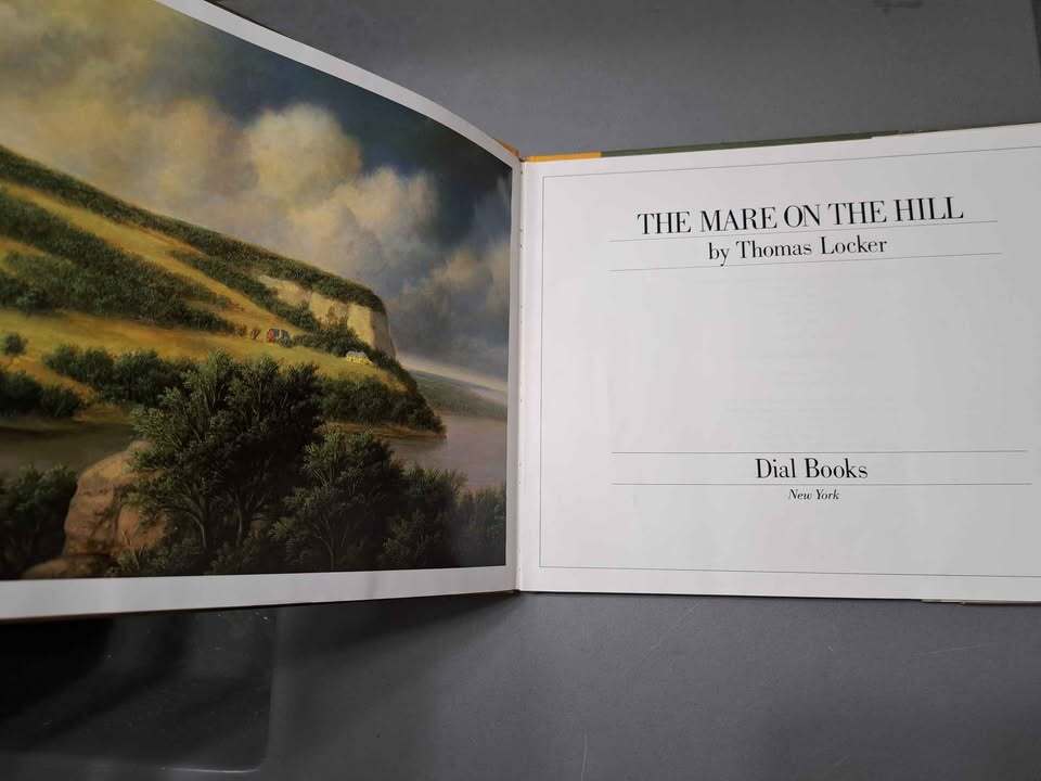 Vintage 1985 first edition of The Mare on the Hill by Thomas Locker (hardcover)
