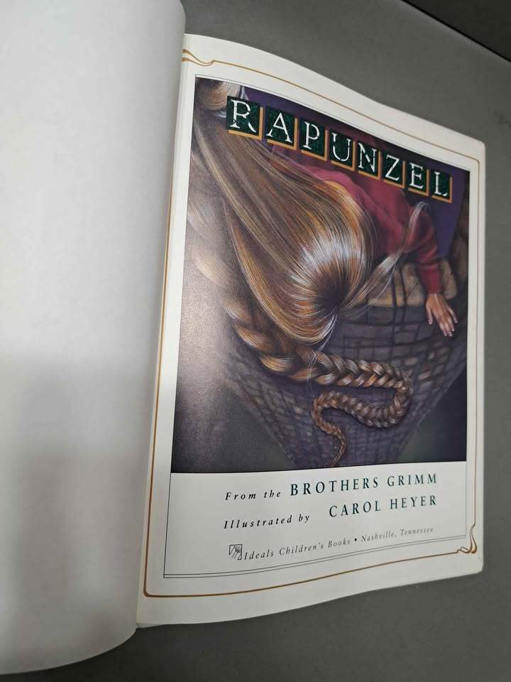 Vintage 1990s illustrated version of the Grimm's fairy tale Rapunzel (hardcover)