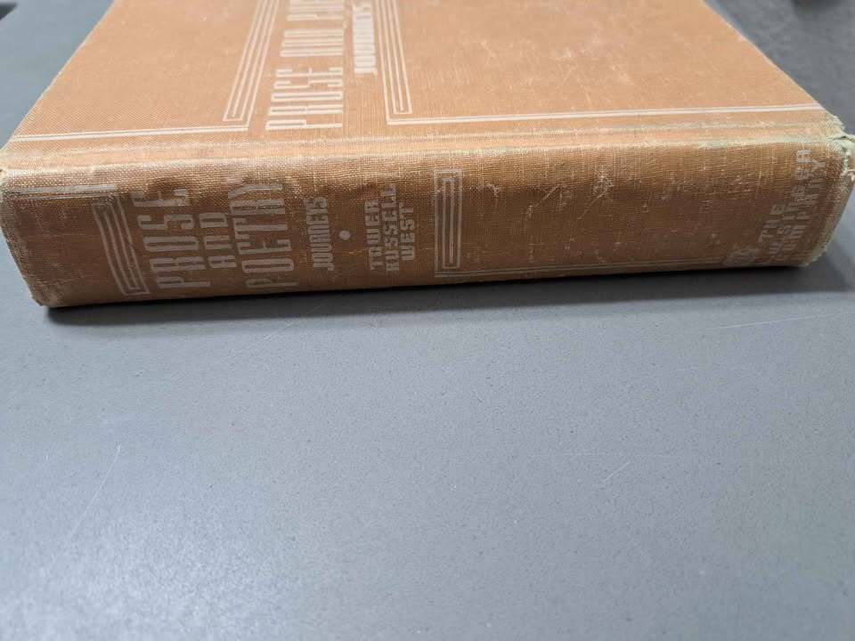 Vintage 1945 Prose and Poetry Journeys Hardcover