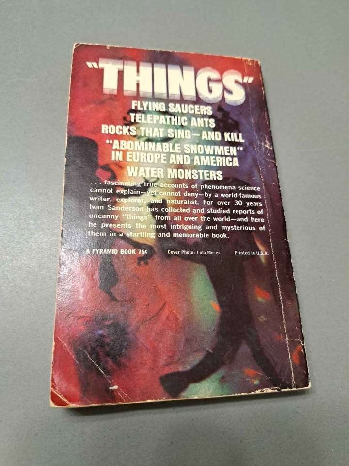 Vintage 1967 Things by Ivan T Sanderson (paperback)