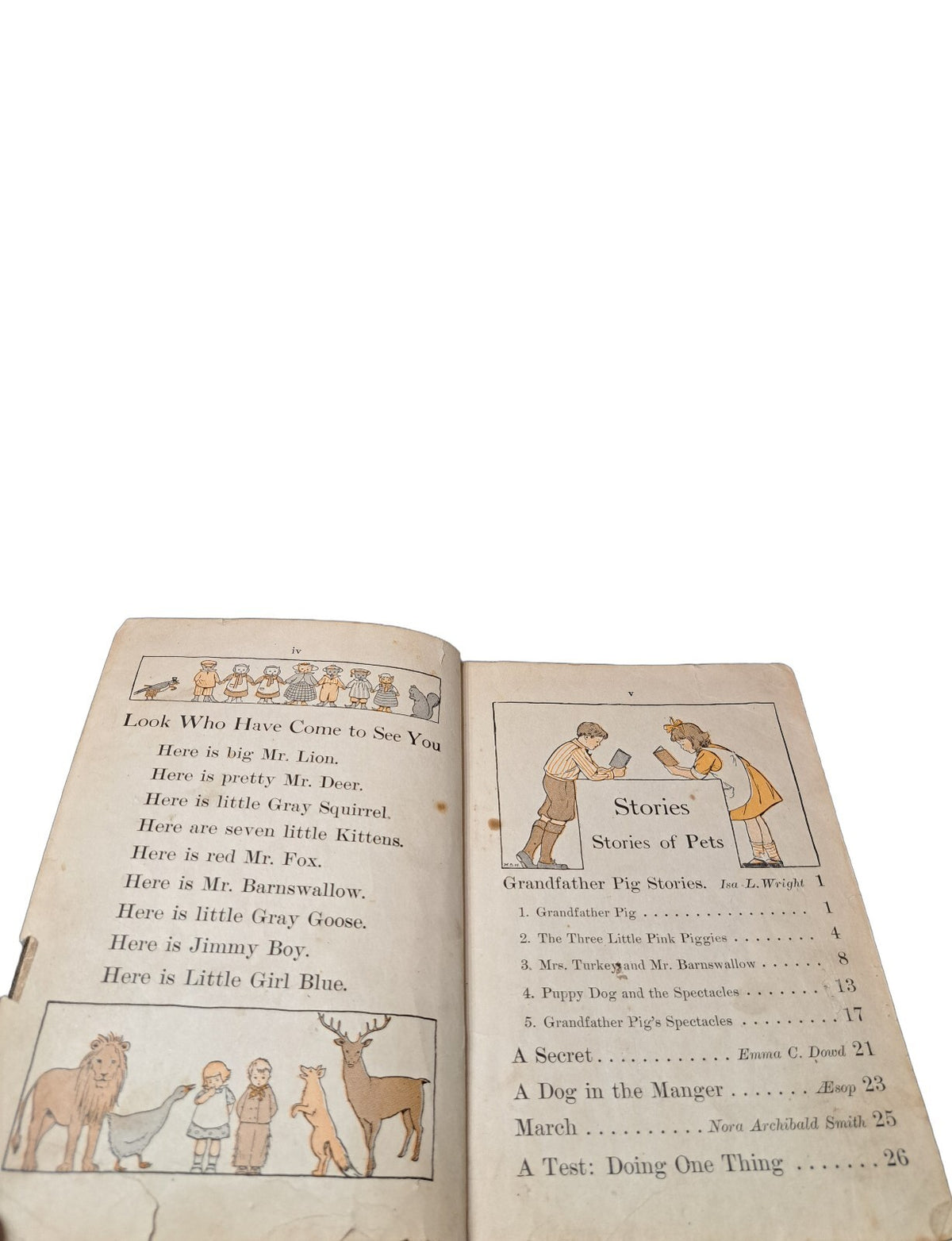 Vintage 1923 The Boys' and Girls' Reader - First Readers book by Emma Bolenius