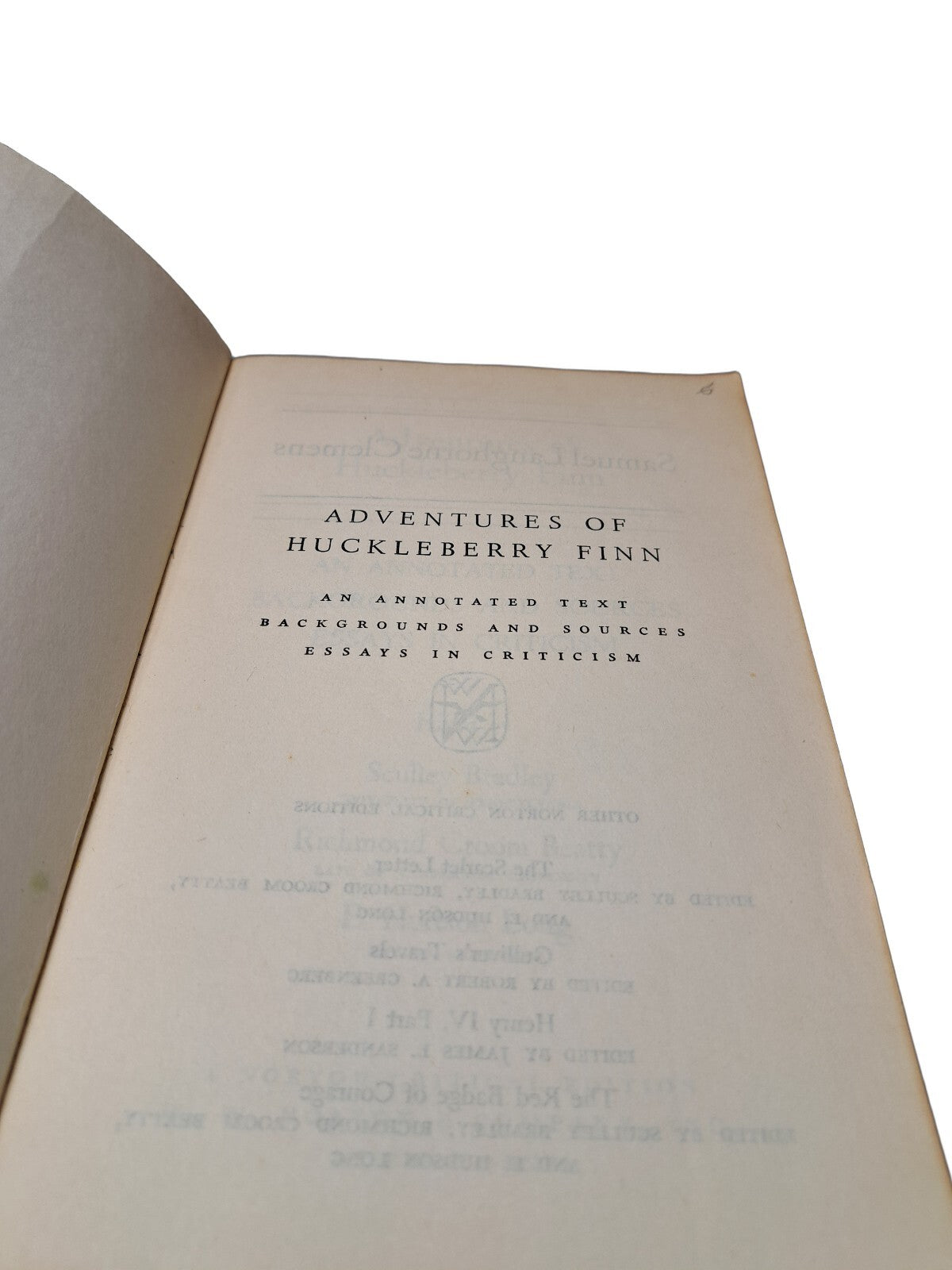 Vintage 1962 Adventures of Huckleberry Finn by Mark Twain