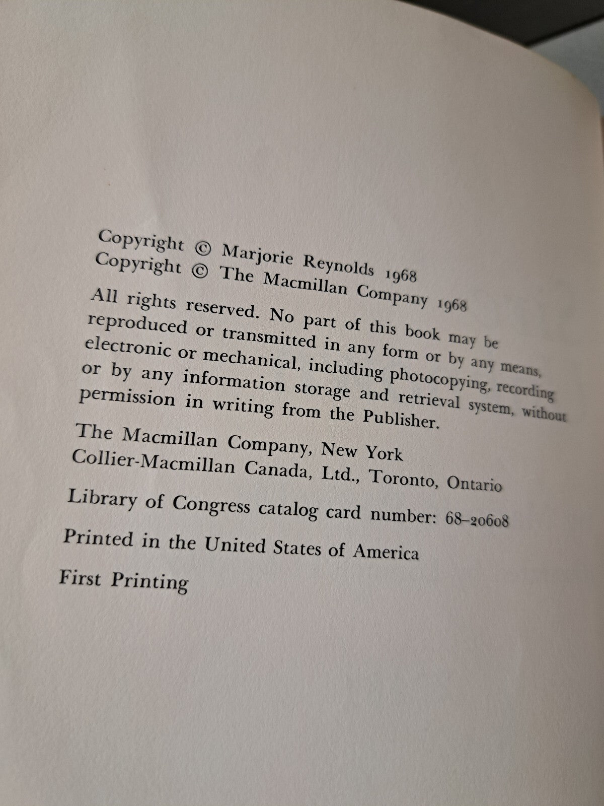 Vintage 1968 Sire Unknown book by Marjorie Reynolds