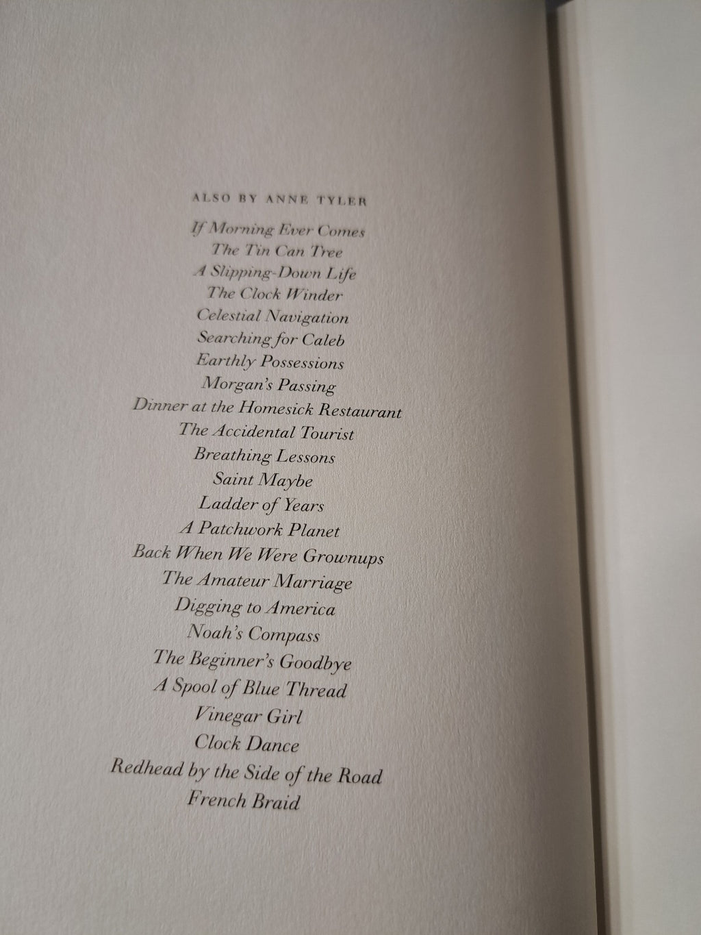 2025 Three Days in June by Anne Tyler