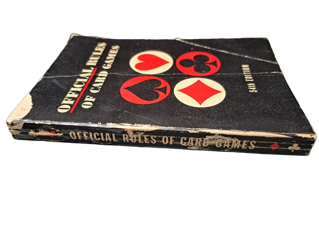 Vintage 1966 Official Rules of Card Games 54th edition book