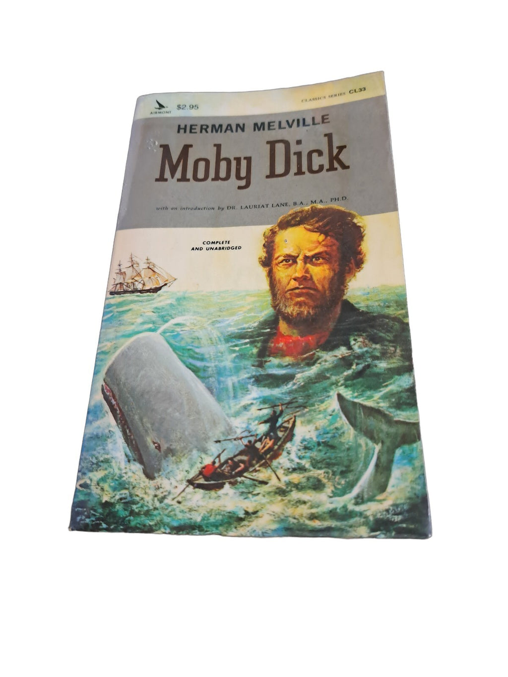 Vintage Moby Dick book by Herman Melville