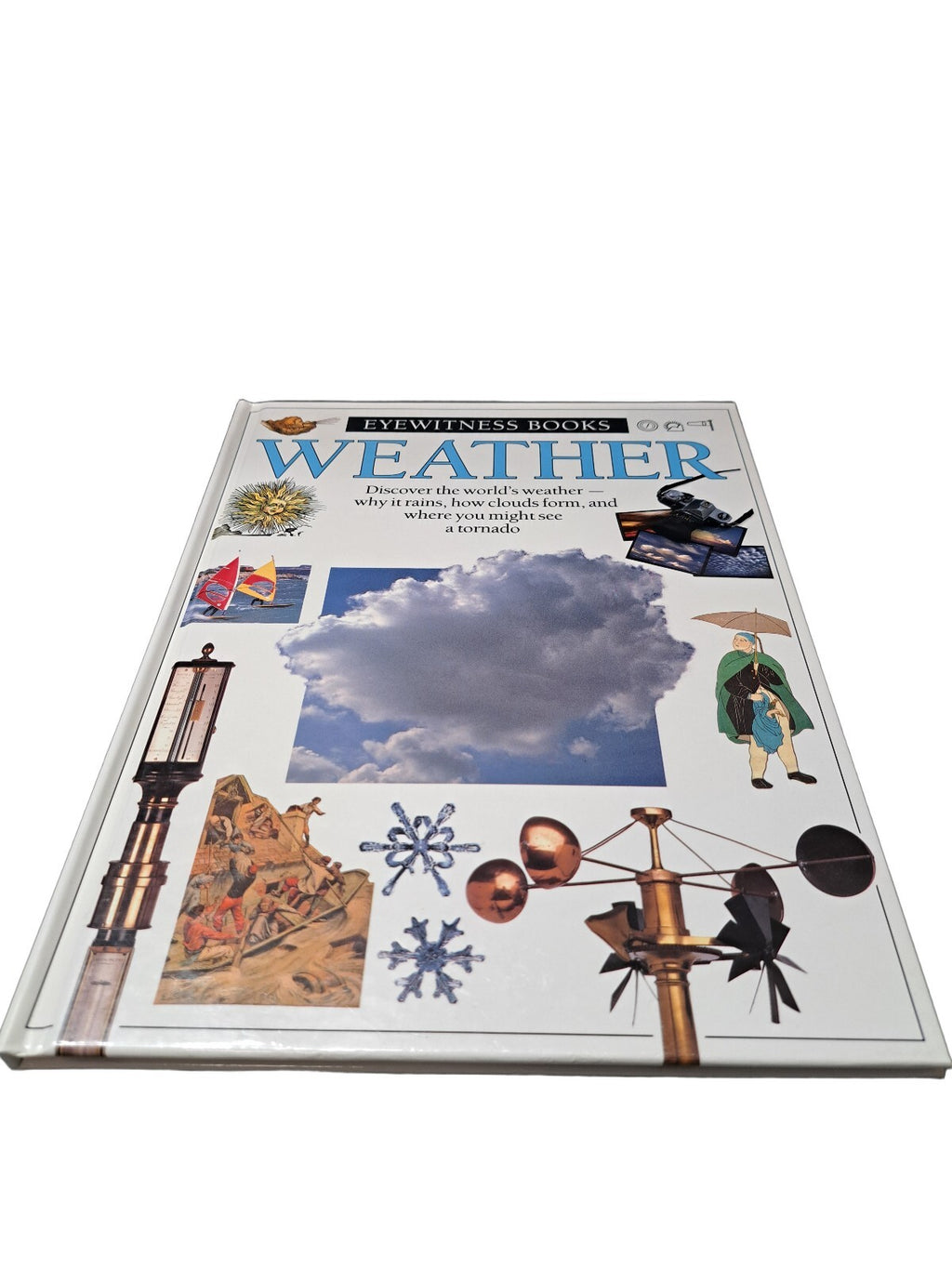 Vintage 1991 first edition of Weather by Eyewitness Books