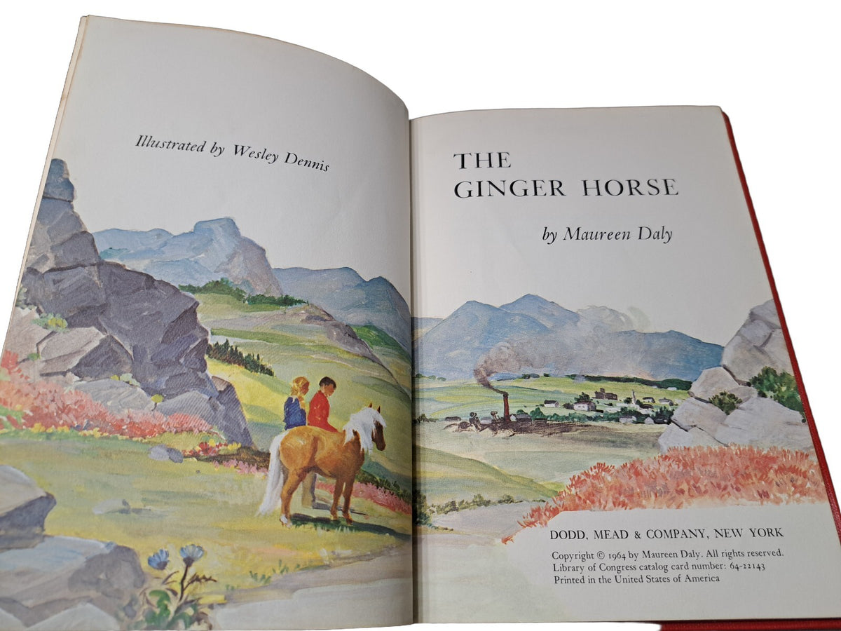 Vintage 1964 The Ginger Horse book by Maureen Daly