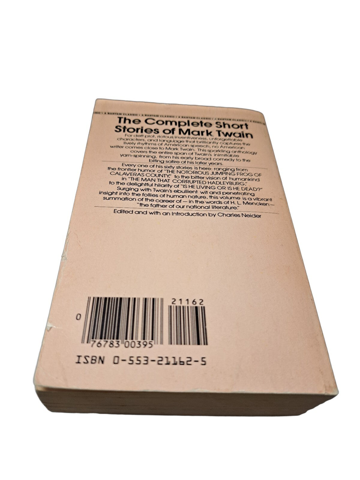 Vintage 1983 The Complete Short Stories of Mark Twain book