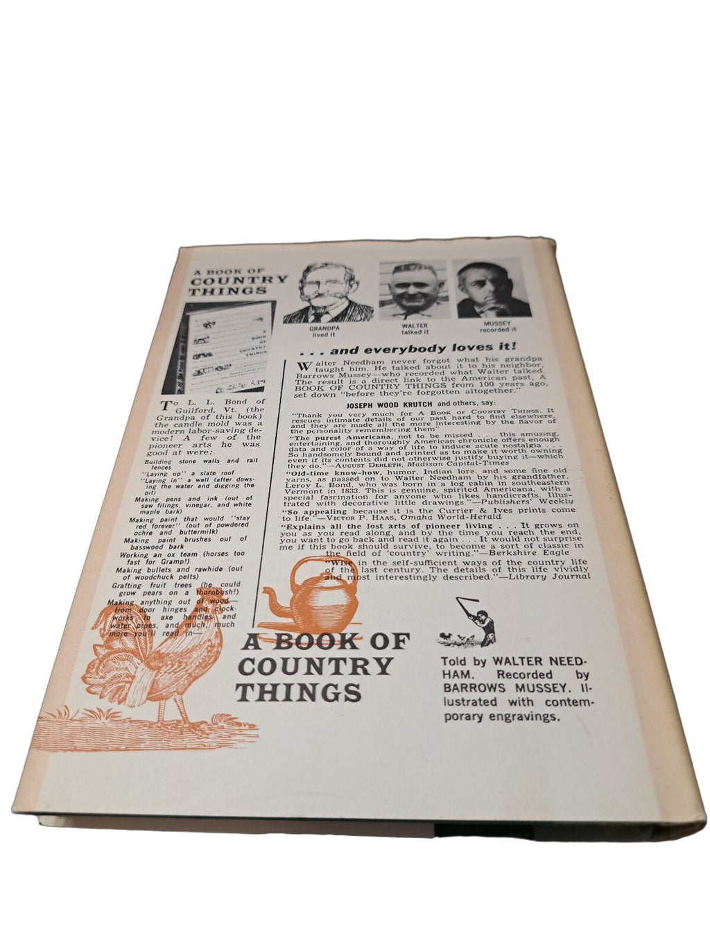 Vintage 1965 A Book of Country Things