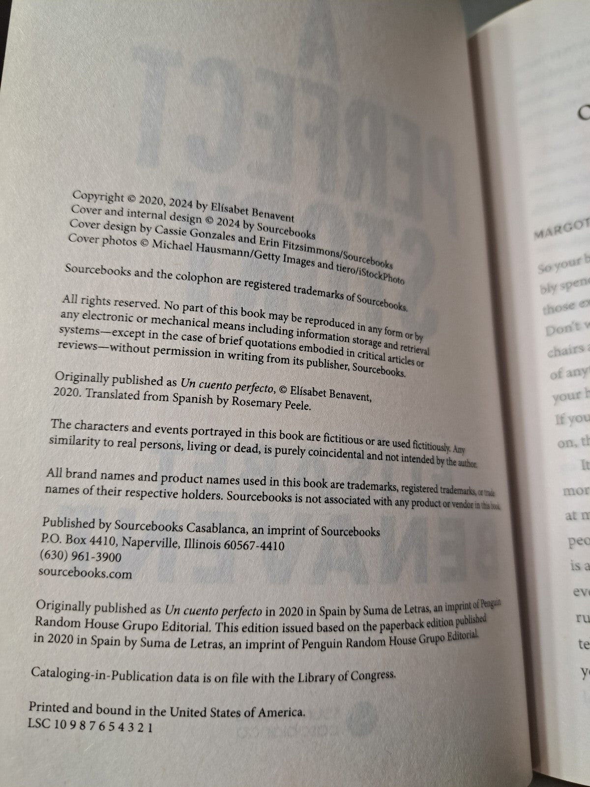 2024 A Perfect Story by Elisabet Benavent