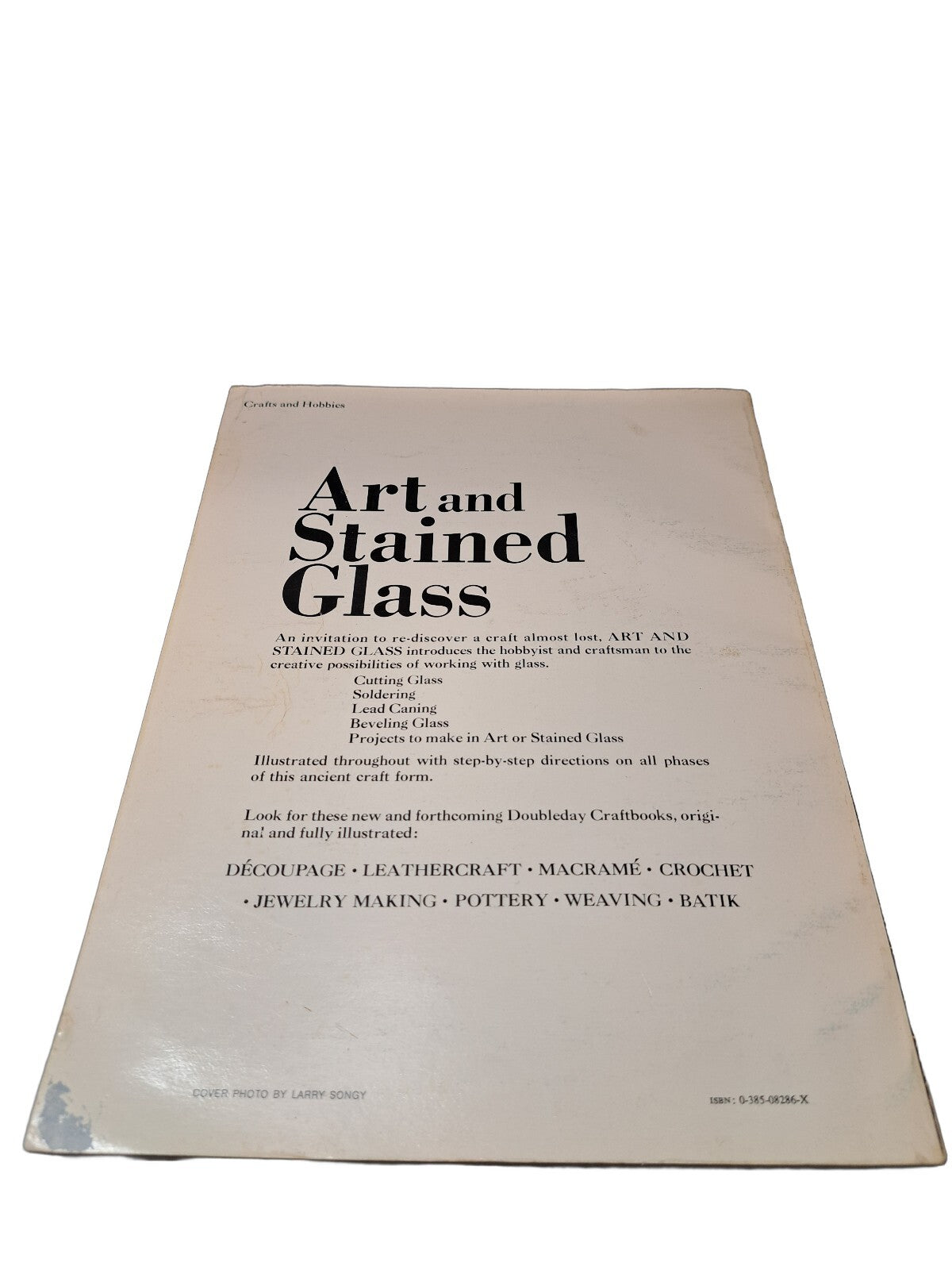 Vintage 1973 Art and Stained Glass by Claude Lips