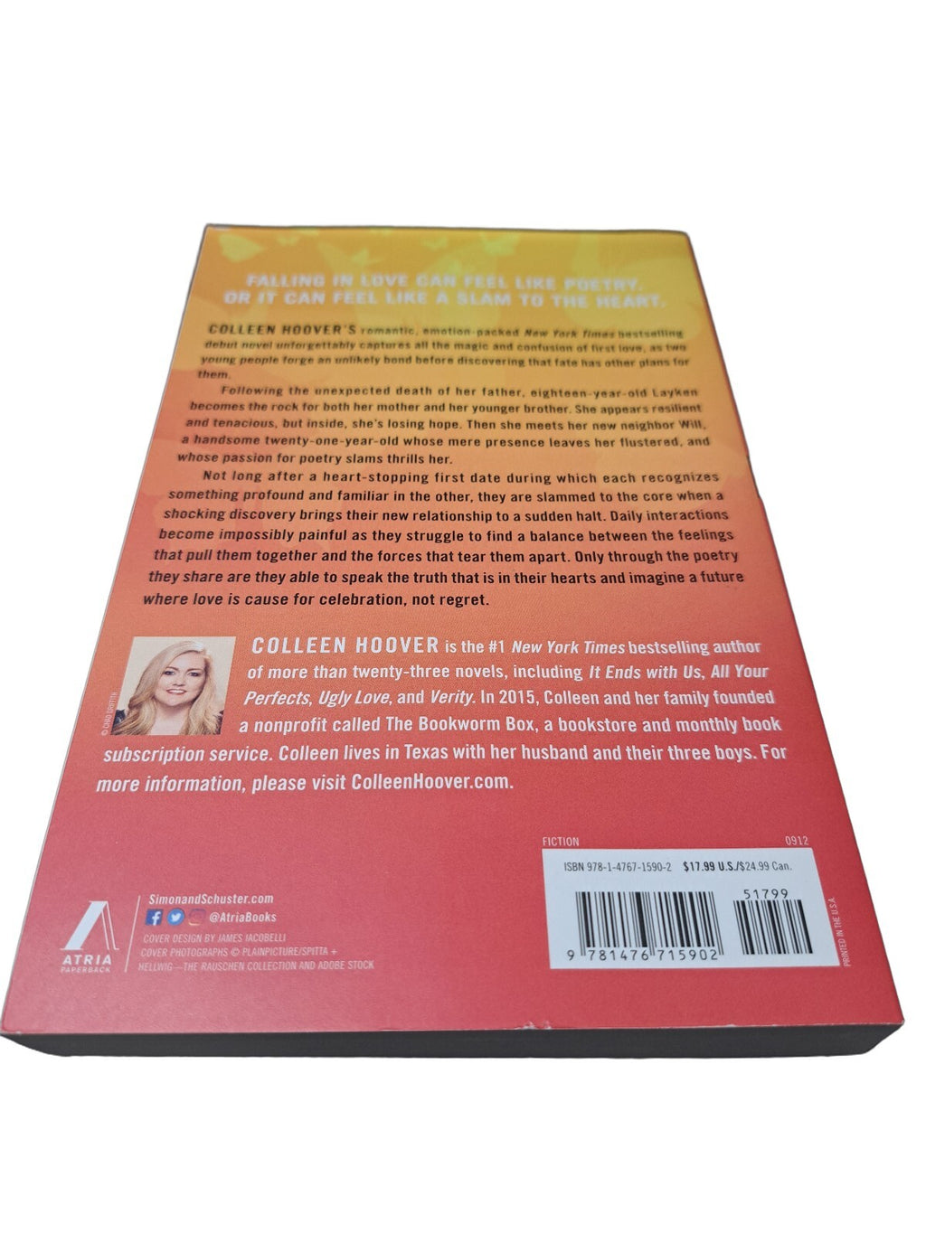 2012 Slammed by Colleen Hoover
