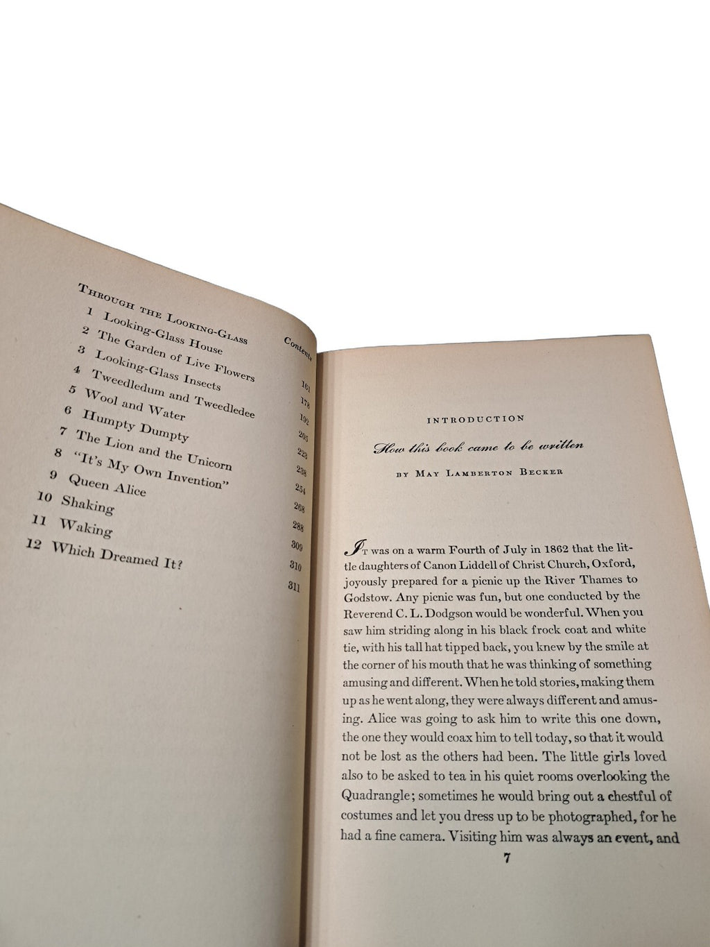 Vintage 1946 Alice's Adventures in Wonderland & Through the Looking Glass
