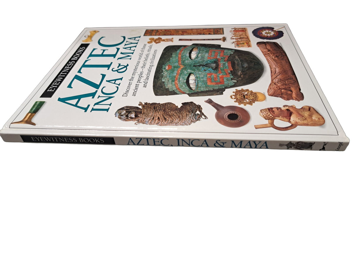 Vintage 1993 Eyewitness Books: Aztec, Inca & Maya by Elizabeth Baquedano