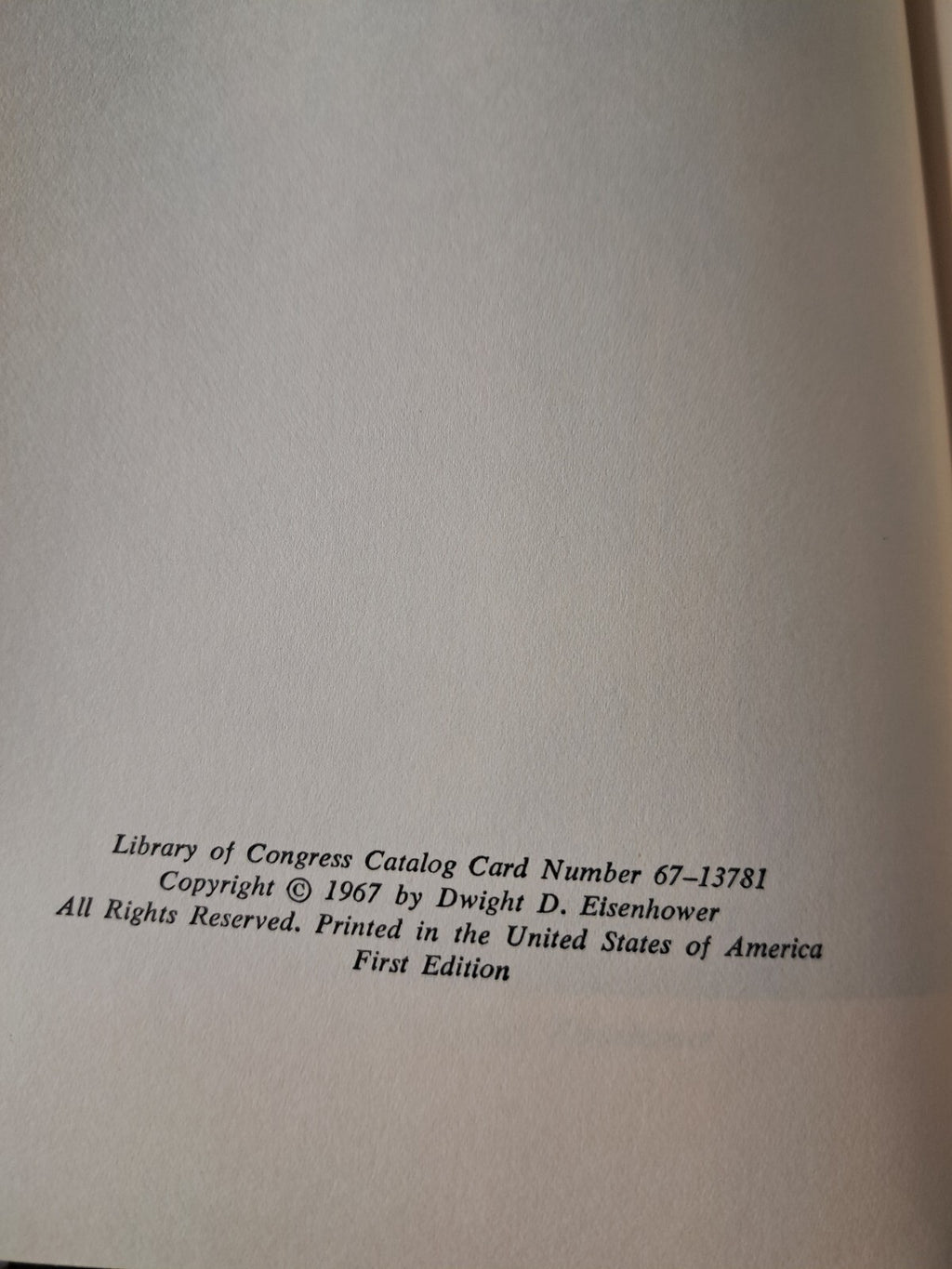 Vintage 1967 first edition of At Ease: Stories I Tell to Friends book by Dwight D Eisenhower