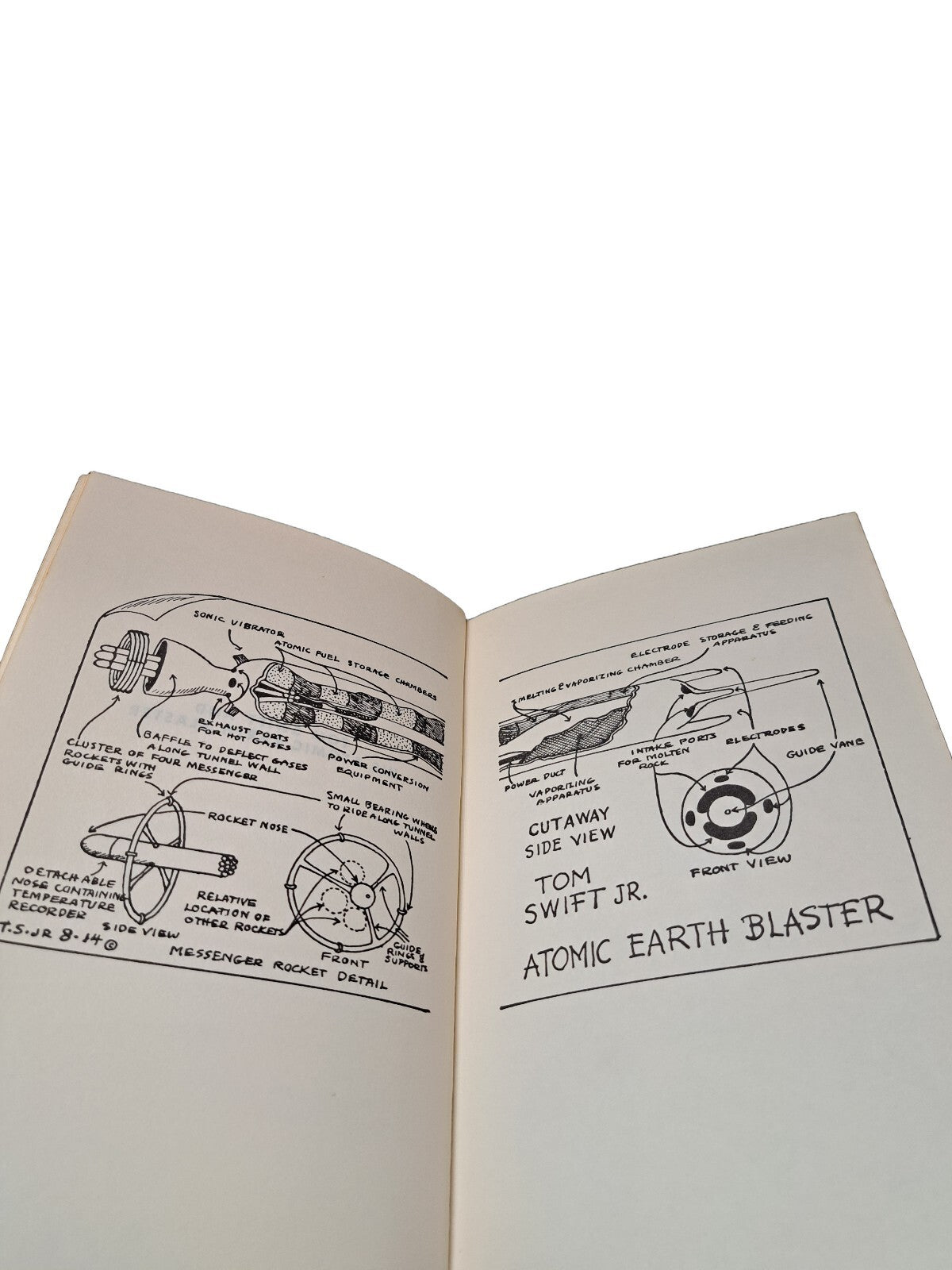 Vintage 1954 Tom Swift and His Atomic Earth Blaster book by Victor Appleton II