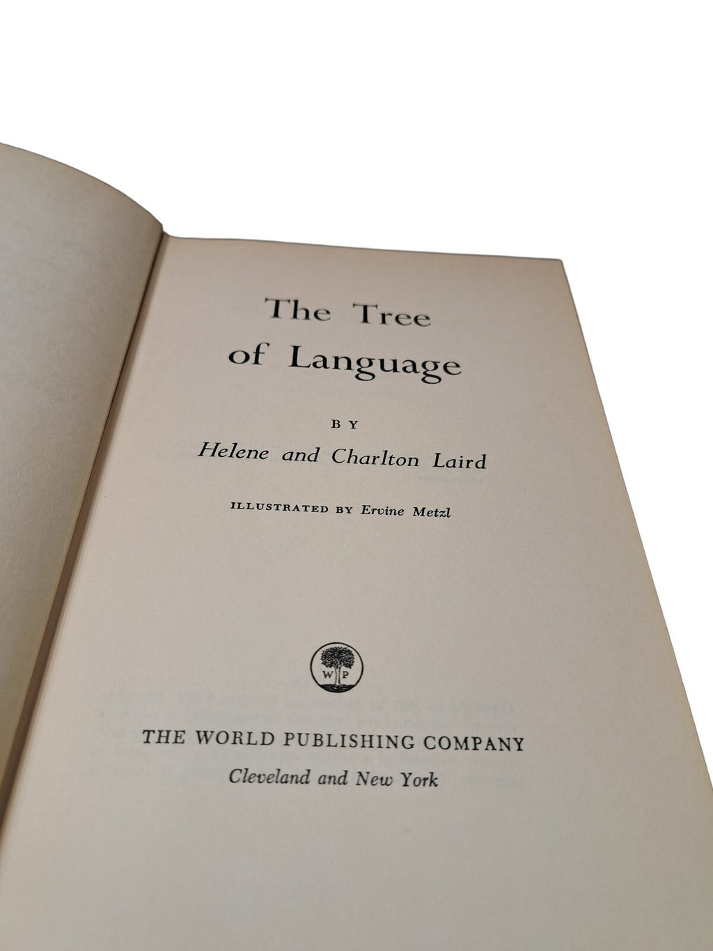 Vintage 1957 The Tree of Language book by Helene and Charlton Laird