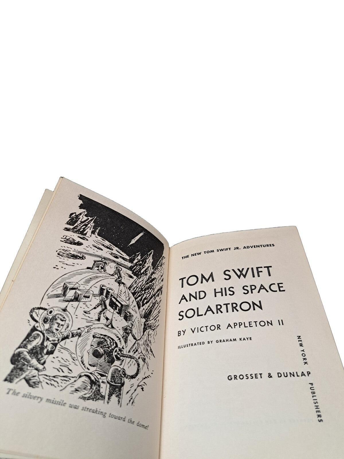 Vintage 1958 Tom Swift and His Space Solartron book by Victor Appleton II