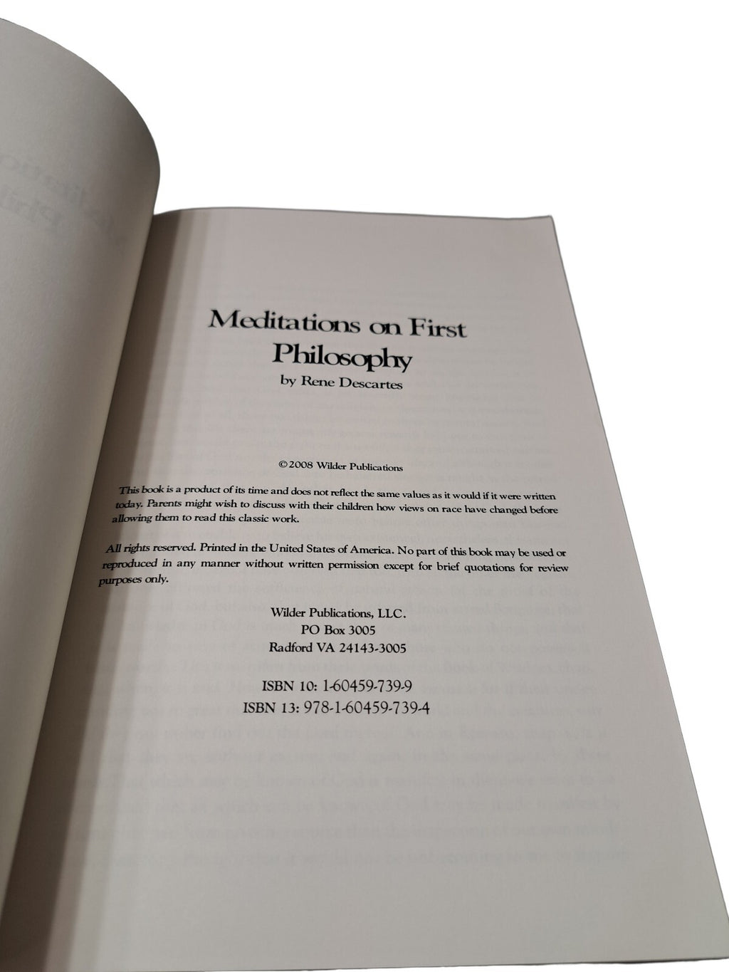 Meditations on First Philosophy book by Rene Descartes