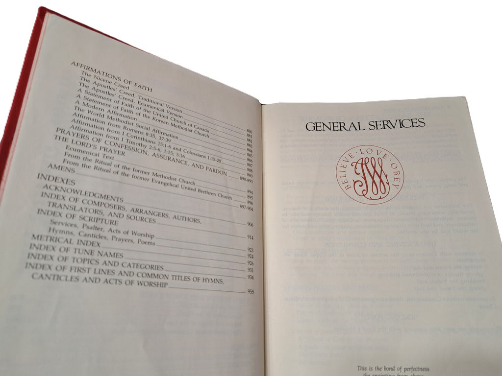 Vintage 1989 The United Methodist Hymnal