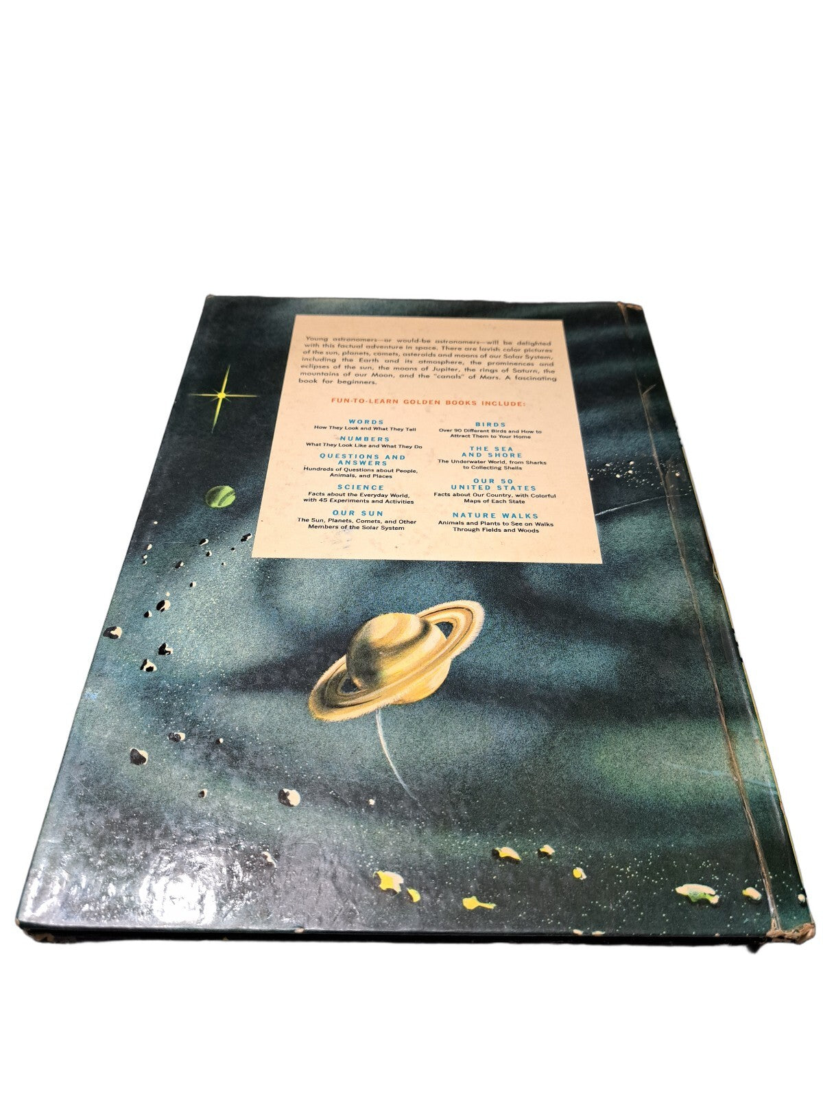 Vintage 1957 Our Sun and the Worlds Around It book by Jene Lyon