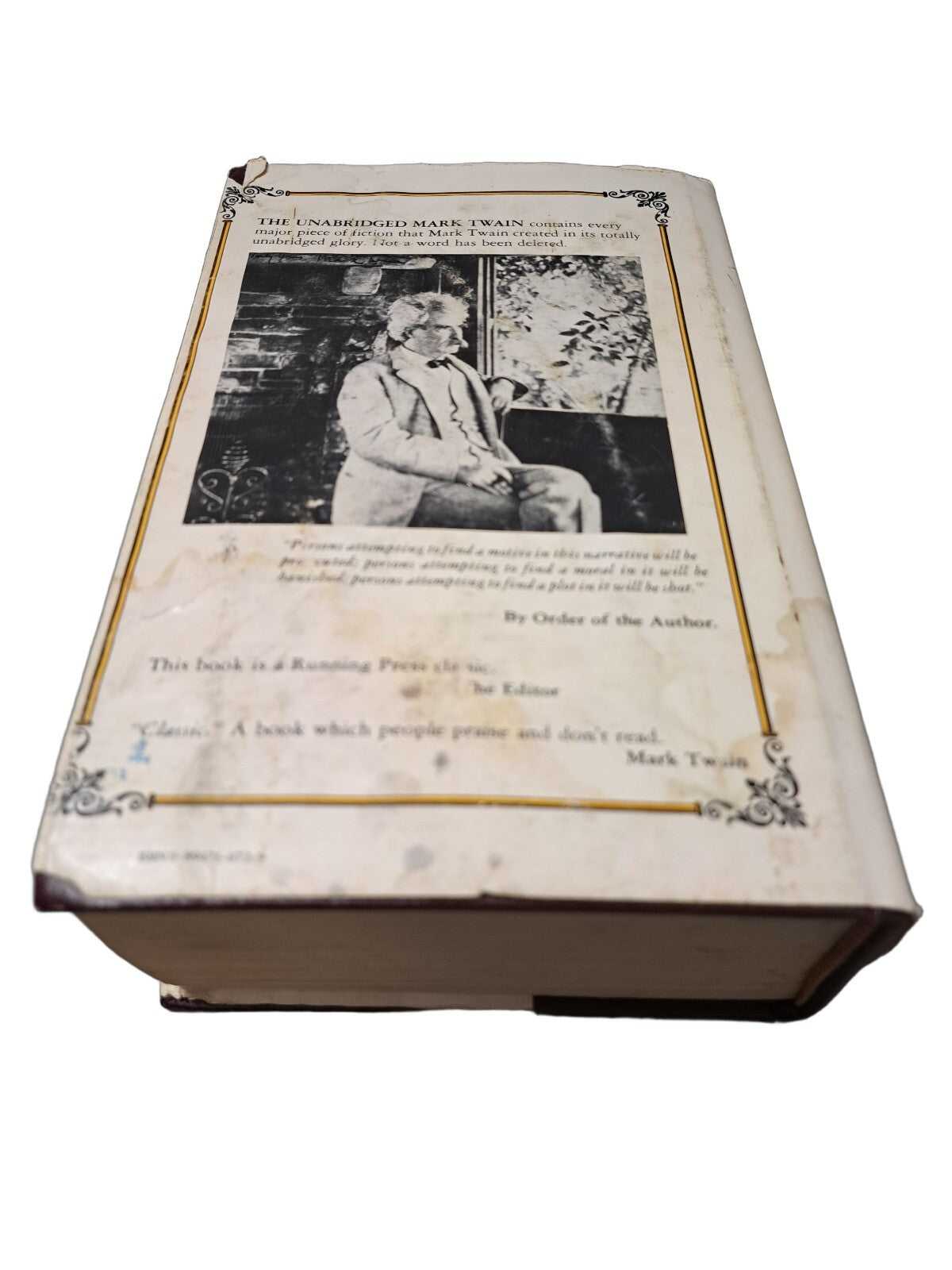 Vintage 1976 The Unabridged Mark Twain book edited by Lawrence Teacher