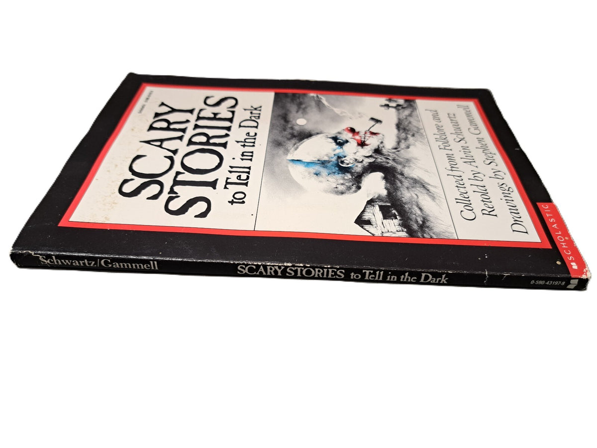 Vintage 1989 Scary Stories to Tell in the Dark book by Alvin Schwartz