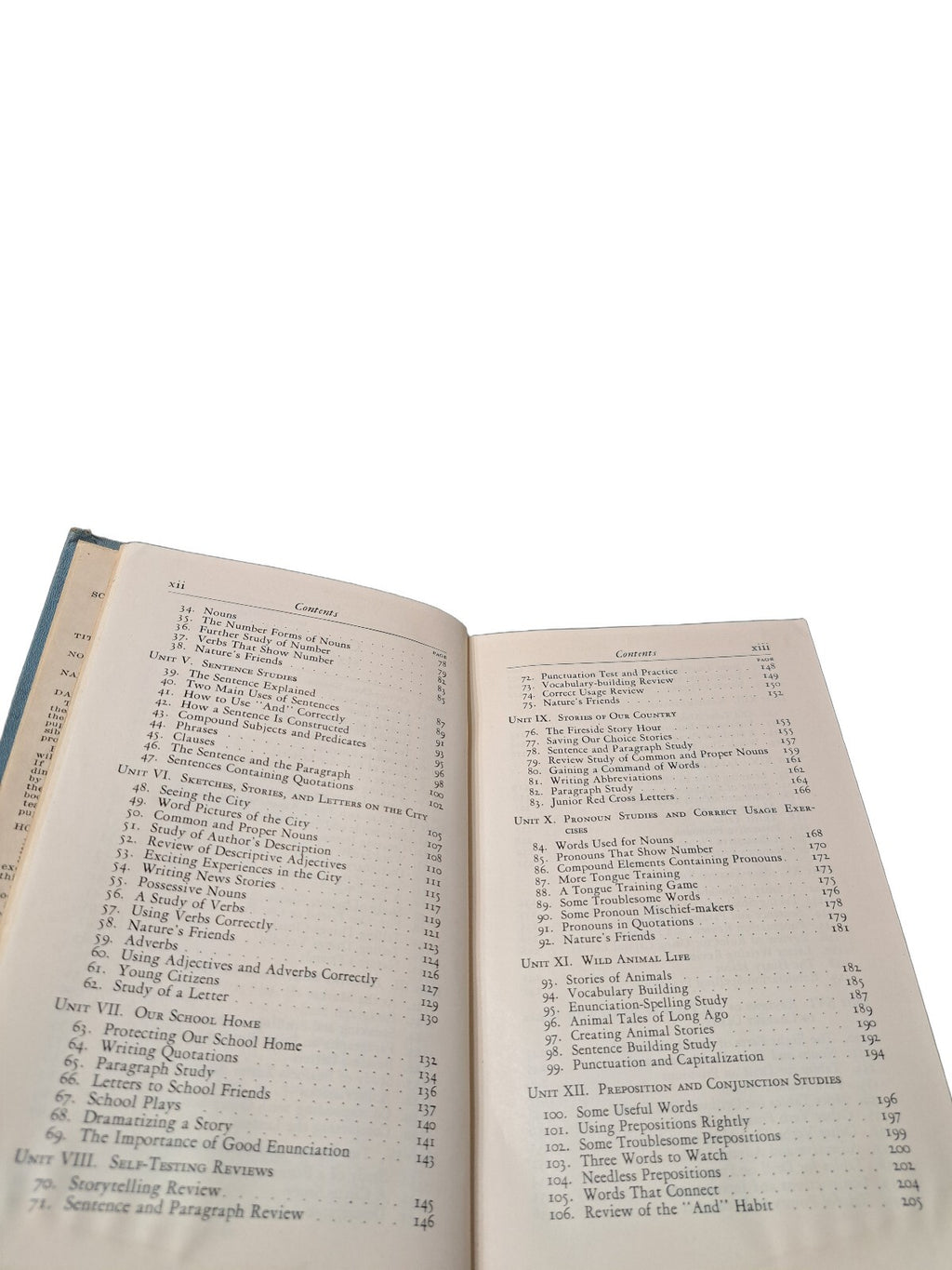 Vintage 1935 Living English: Second Book - Sixth Grade