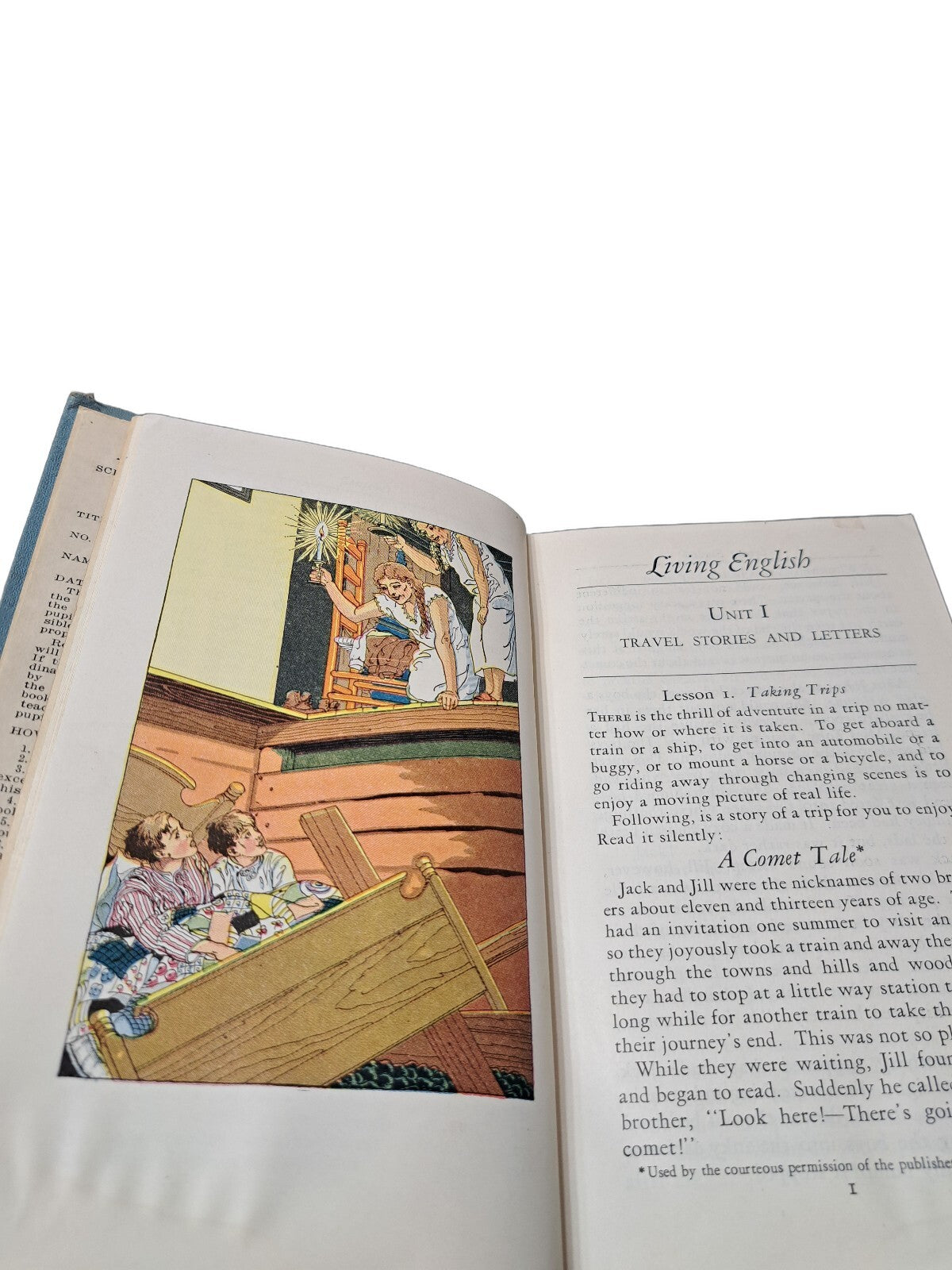 Vintage 1935 Living English: Second Book - Sixth Grade