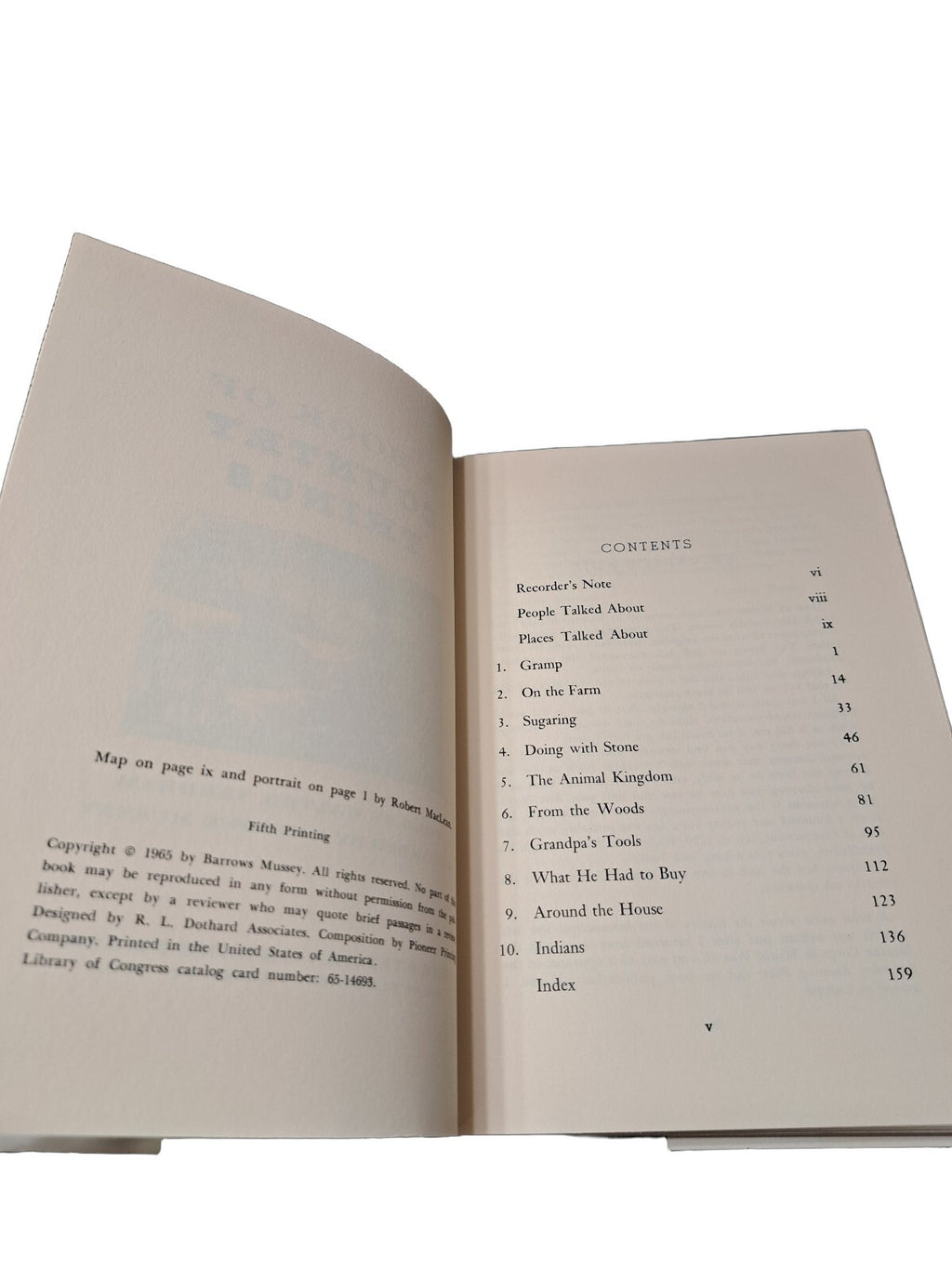 Vintage 1965 A Book of Country Things