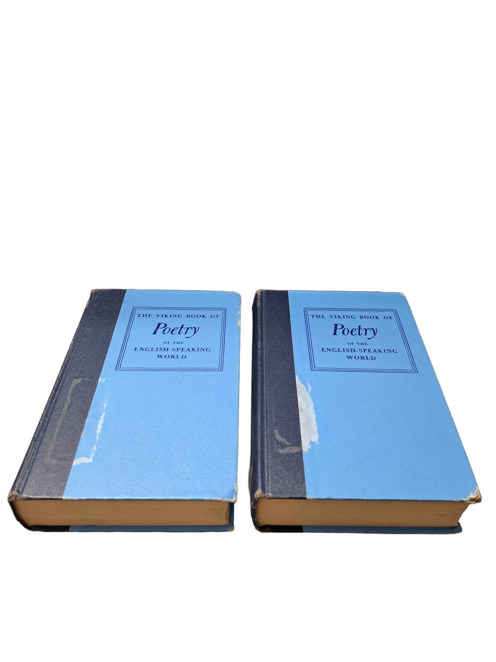 Vintage 1958 The Viking Book of Poetry books 1 & 2