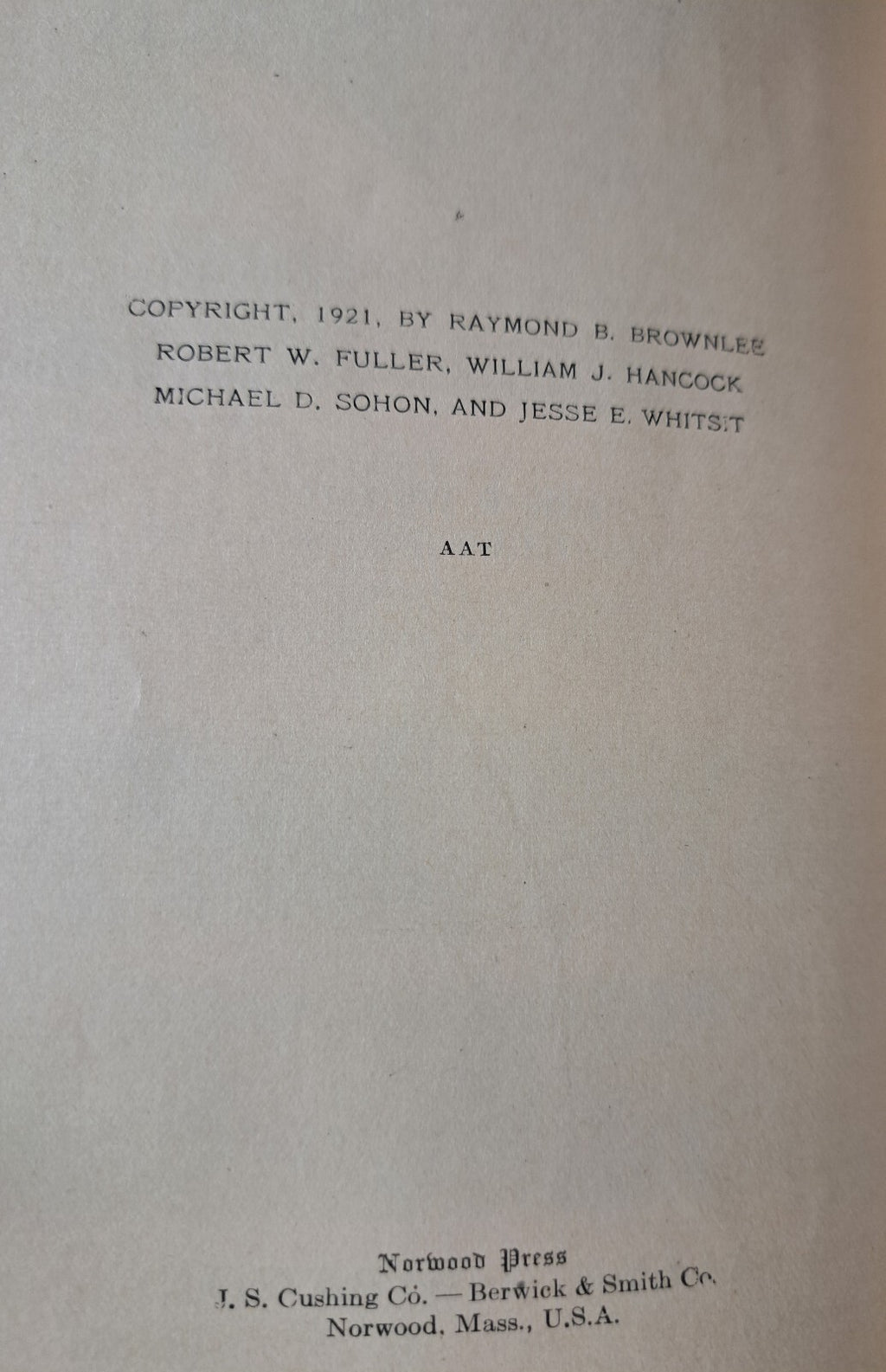 Vintage 1921 Elementary Principles of Chemistry book