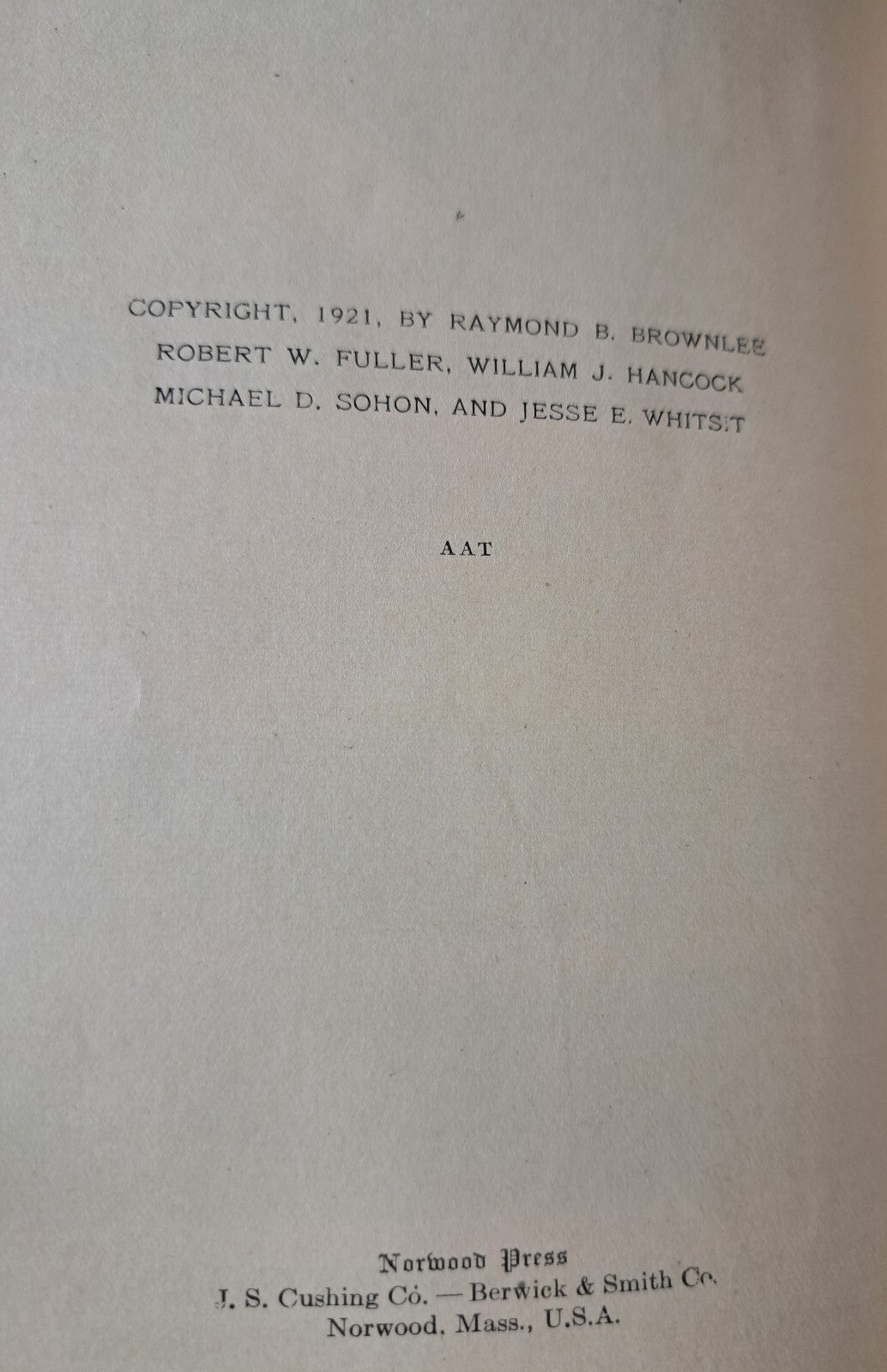 Vintage 1921 Elementary Principles of Chemistry book