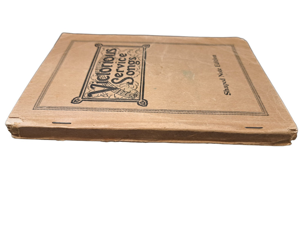 Vintage 1925 Victorious Service Songs, Shaped Note Edition book