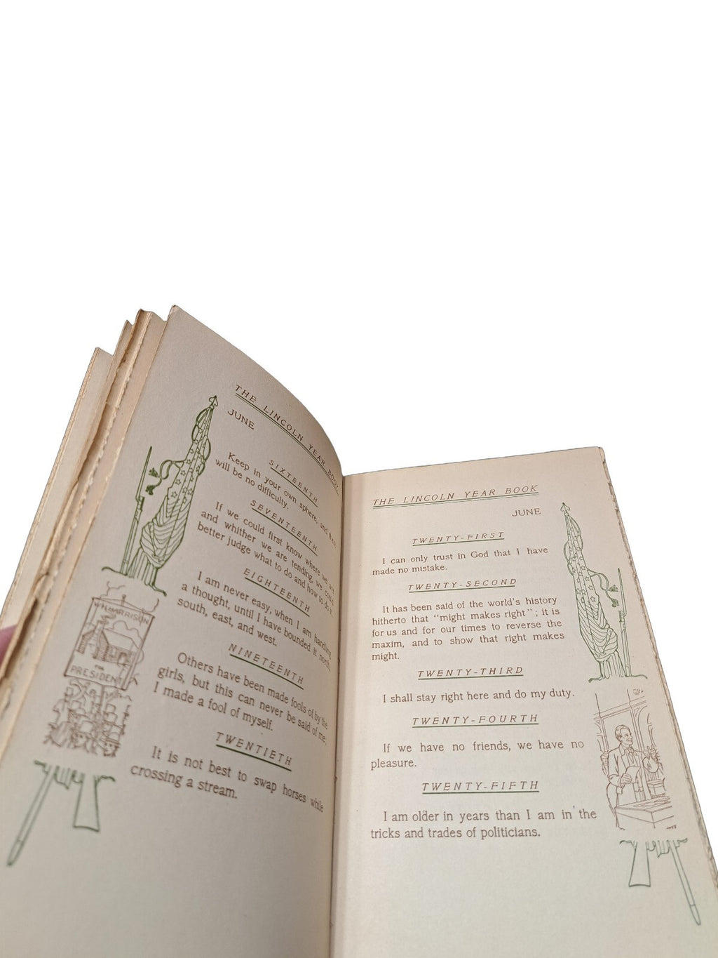 Vintage 1907 The Lincoln Year Book
