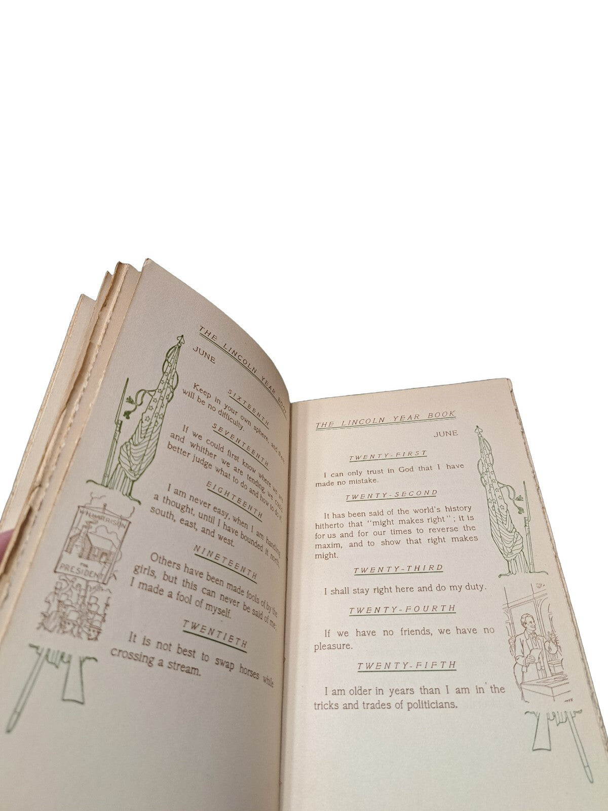 Vintage 1907 The Lincoln Year Book