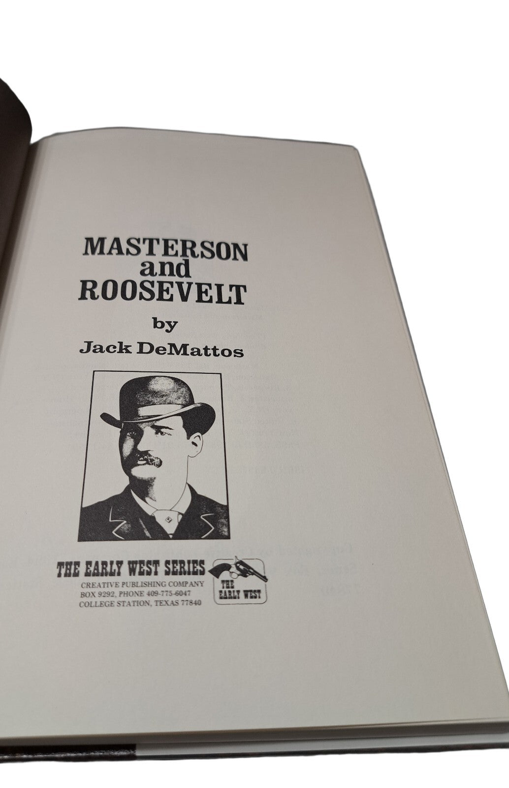 Vintage 1984 Masterson and Roosevelt (The Early West Series book) by Jack DeMattos