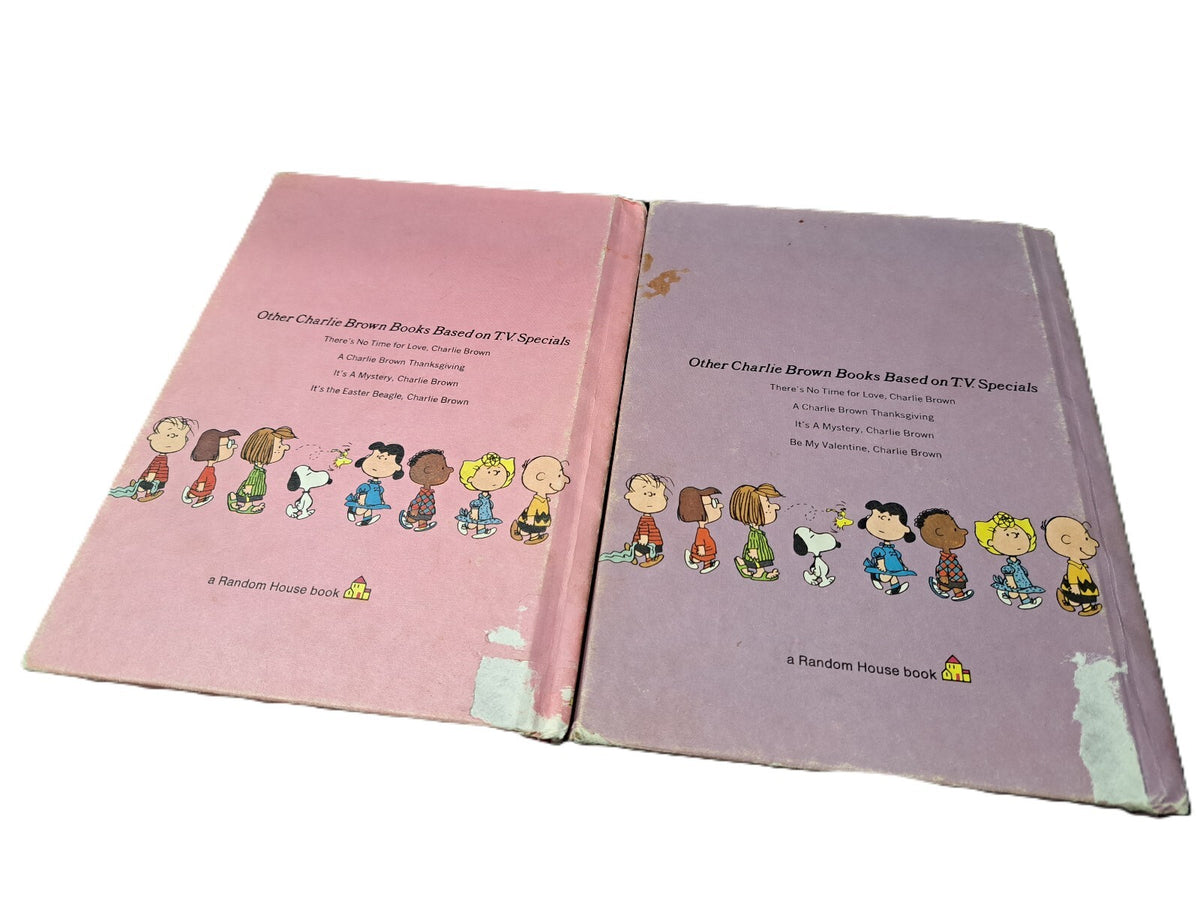 Vintage 1974/1976 A Charlie Brown Thanksgiving, Valentine & Easter books by Charles M Schulz