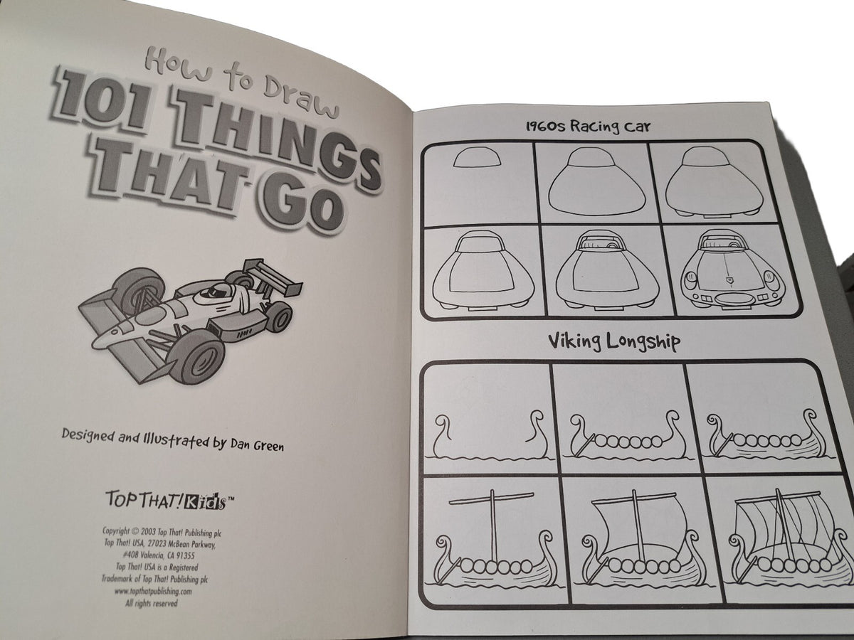 How to Draw 101 Things That go by Dan Green