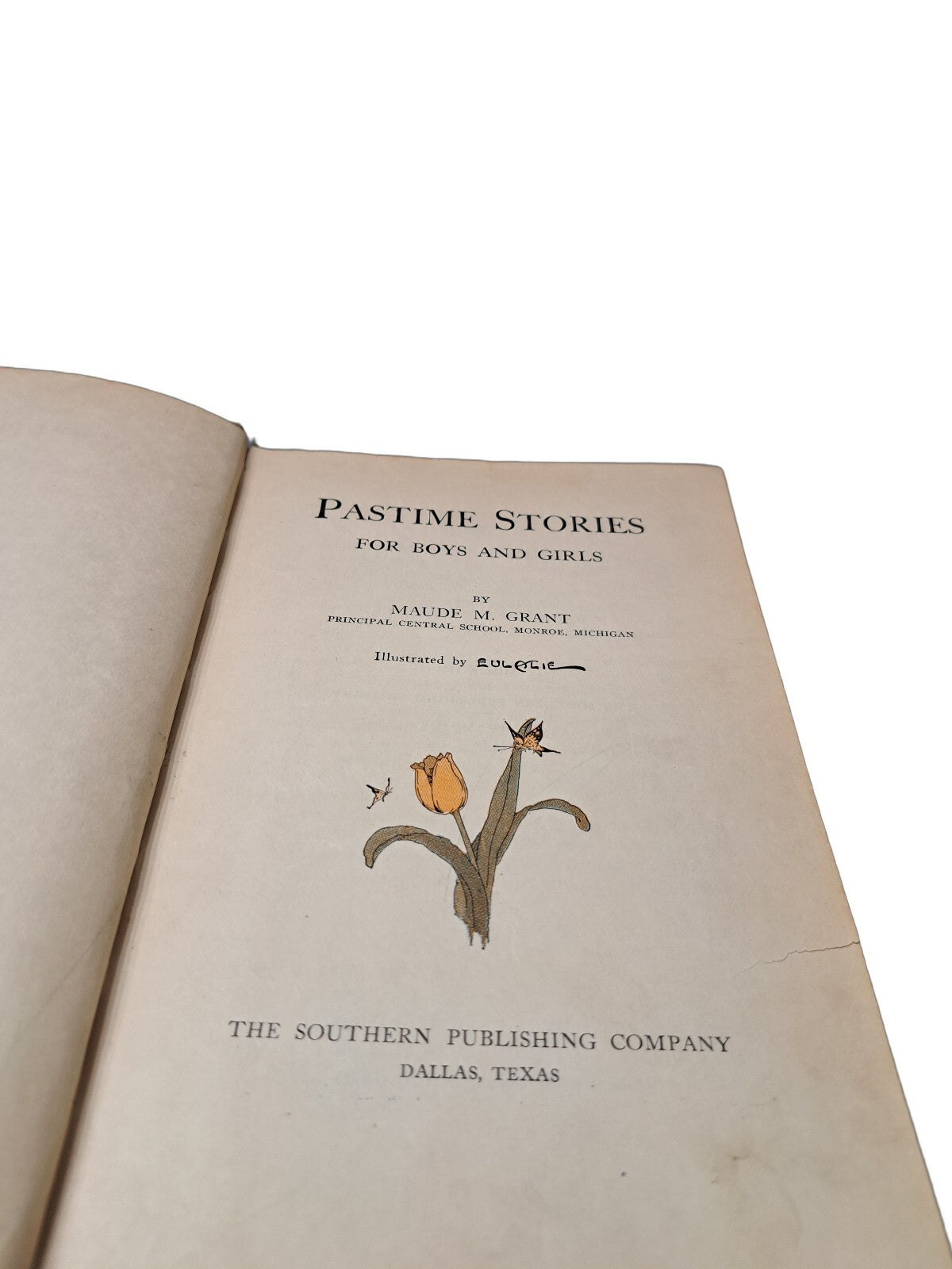 Vintage 1924 Pastime Stories for Boys and Girls book by Maude M Grant