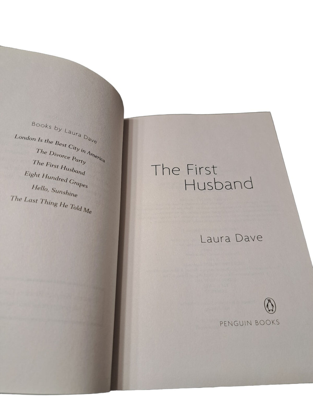 2011 The First Husband by Laura Dave